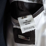 a.Testoni - Classic Brown Lambskin Blouson - Jacket | Outlet & Sale