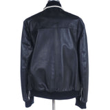 a.Testoni - Classic Dark Blue Lambskin Blouson - Jacket | Outlet & Sale