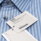 Brioni - Cotton GIZA 87 Formal Dress Shirt Blue White Striped Clark Collar - Dress Shirt | Outlet & Sale