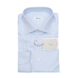Brioni - Cotton GIZA 87 Formal Dress Shirt Sky Blue William Collar - Dress Shirt | Outlet & Sale