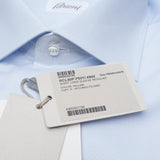 Brioni - Cotton GIZA 87 Formal Dress Shirt Sky Blue William Collar - Dress Shirt | Outlet & Sale