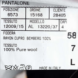 Canali - Black Long Wool Suit - Brown & Blue Stripes - Suit | Outlet & Sale