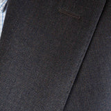 Canali - Dark Brown Birdseye/Solid Suit Wool - Suit | Outlet & Sale