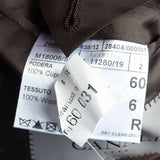 Canali - Dark Brown Birdseye/Solid Suit Wool - Suit | Outlet & Sale