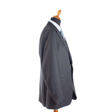 Canali - Dark Brown Birdseye/Solid Suit Wool - Suit | Outlet & Sale