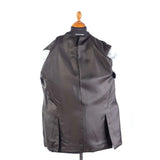 Canali - Dark Brown Birdseye/Solid Suit Wool - Suit | Outlet & Sale