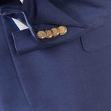 Castangia - Raw Silk Blue Blazer - Sport Coat | Outlet & Sale