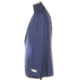 Castangia - Raw Silk Blue Blazer - Sport Coat | Outlet & Sale