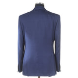 Castangia - Raw Silk Blue Blazer - Sport Coat | Outlet & Sale