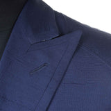 Castangia - Raw Silk Blue Blazer - Sport Coat | Outlet & Sale