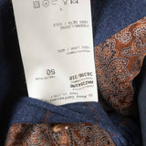 Castangia - Wool Sport Coat with Brown Plaid and Leather patches - Sport Coat | Outlet & Sale