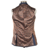 Castangia - Wool Sport Coat with Brown Plaid and Leather patches - Sport Coat | Outlet & Sale