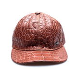 Hettabretz - Alligator Leather Cap with Logo - Hat | Outlet & Sale