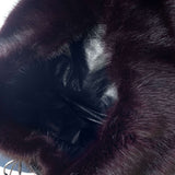 Hettabretz - Burgundy Women Mink Backpack - Backpack | Outlet & Sale