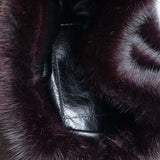 Hettabretz - Burgundy Women Mink Backpack - Backpack | Outlet & Sale