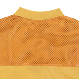 Hettabretz - Cashmere & Silk Sweater Perforrated Kanagroo Leather Buttons Yellow - Sweater | Outlet & Sale