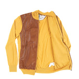 Hettabretz - Cashmere & Silk Sweater with Perforated Kangaroo Leather Zipp - Sweater | Outlet & Sale