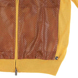 Hettabretz - Cashmere & Silk Sweater with Perforated Kangaroo Leather Zipp - Sweater | Outlet & Sale