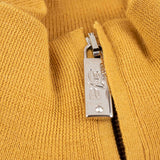 Hettabretz - Cashmere & Silk Sweater with Perforated Kangaroo Leather Zipp - Sweater | Outlet & Sale