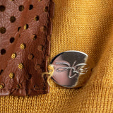 Hettabretz - Cashmere & Silk Sweater with Perforated Kangaroo Leather Zipp - Sweater | Outlet & Sale