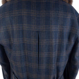 Hettabretz - Cashmere Long Coat with Sable Collar and Shaved Mink/Silk lining - Jacket | Outlet & Sale