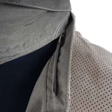 Hettabretz - Casual Linen Blouson Jacket with detachable Color - Jacket | Outlet & Sale