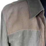 Hettabretz - Casual Linen Blouson Jacket with detachable Color - Jacket | Outlet & Sale