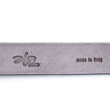 Hettabretz - Classic Ostrich Belt Silver - Belt | Outlet & Sale