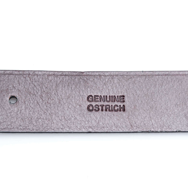 Hettabretz - Classic Ostrich Belt Silver - Belt | Outlet & Sale