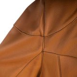 Hettabretz - Deerleather Biker-Coat with Contrast Stich - Jacket | Outlet & Sale