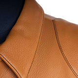 Hettabretz - Deerleather Biker-Coat with Contrast Stich - Jacket | Outlet & Sale