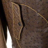 Hettabretz - Full Quill Ostrich and Cashmere Bomber Jacket - Jacket | Outlet & Sale