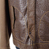 Hettabretz - Full Quill Ostrich and Cashmere Bomber Jacket - Jacket | Outlet & Sale