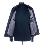 Hettabretz - Lambleather Blousing in White Contrast Stitching - Jacket | Outlet & Sale