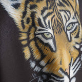 Hettabretz - Leather Blouson Hand-painted Tiger - Jacket | Outlet & Sale
