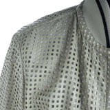 Hettabretz - Perforated Lambskin College Jacket/Blouson - Jacket | Outlet & Sale