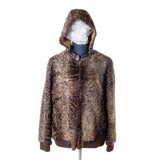 Hettabretz - Persian Lamb Coat with detachable Hood & Cashmere lining - Jacket | Outlet & Sale