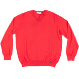 Hettabretz - Pima Cotton V-Neck Sweater - Sweater | Outlet & Sale