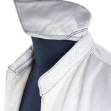 Hettabretz - Silk and Lambskin White Blouson - Jacket | Outlet & Sale