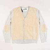 Hettabretz - Silk Cardigan with Perforated Lambskin - Sweater | Outlet & Sale