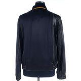 Hettabretz - Silk with asymmetrical Lambskin Blouson - Jacket | Outlet & Sale