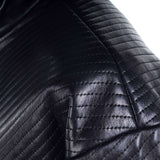 Hettabretz - Symmetric Contrast Stich Biker Coat - Jacket | Outlet & Sale