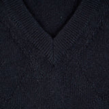 Hettabretz - Thick V-Neck Cashmere Sweater - Sweater | Outlet & Sale