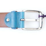 ISAIA - Classic Leather Belt Silver Buckle - Belt | Outlet & Sale