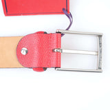ISAIA - Classic Leather Belt Silver Buckle - Belt | Outlet & Sale