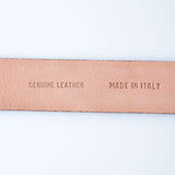 ISAIA - Classic Leather Belt Silver Buckle - Belt | Outlet & Sale