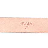 ISAIA - Classic Leather Belt Silver Buckle - Belt | Outlet & Sale