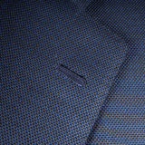 Kiton - 100% 160's Wool Dark Blue Birdseye Suit - Suit | Outlet & Sale