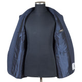 Kiton - 100% 160's Wool Dark Blue Birdseye Suit - Suit | Outlet & Sale