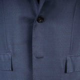Kiton - 100% 160's Wool Dark Blue Birdseye Suit - Suit | Outlet & Sale